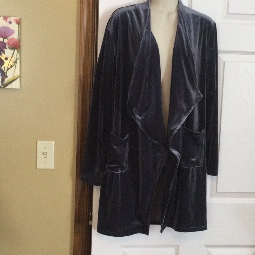 Zulily Velvet look Jacket